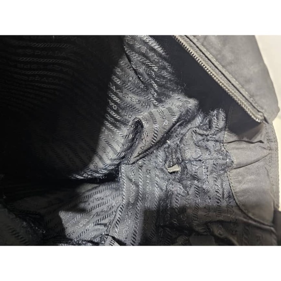 Authentic PRADA Tessuto Nylon Vela Shopping Tote Black - Picture 10 of 12